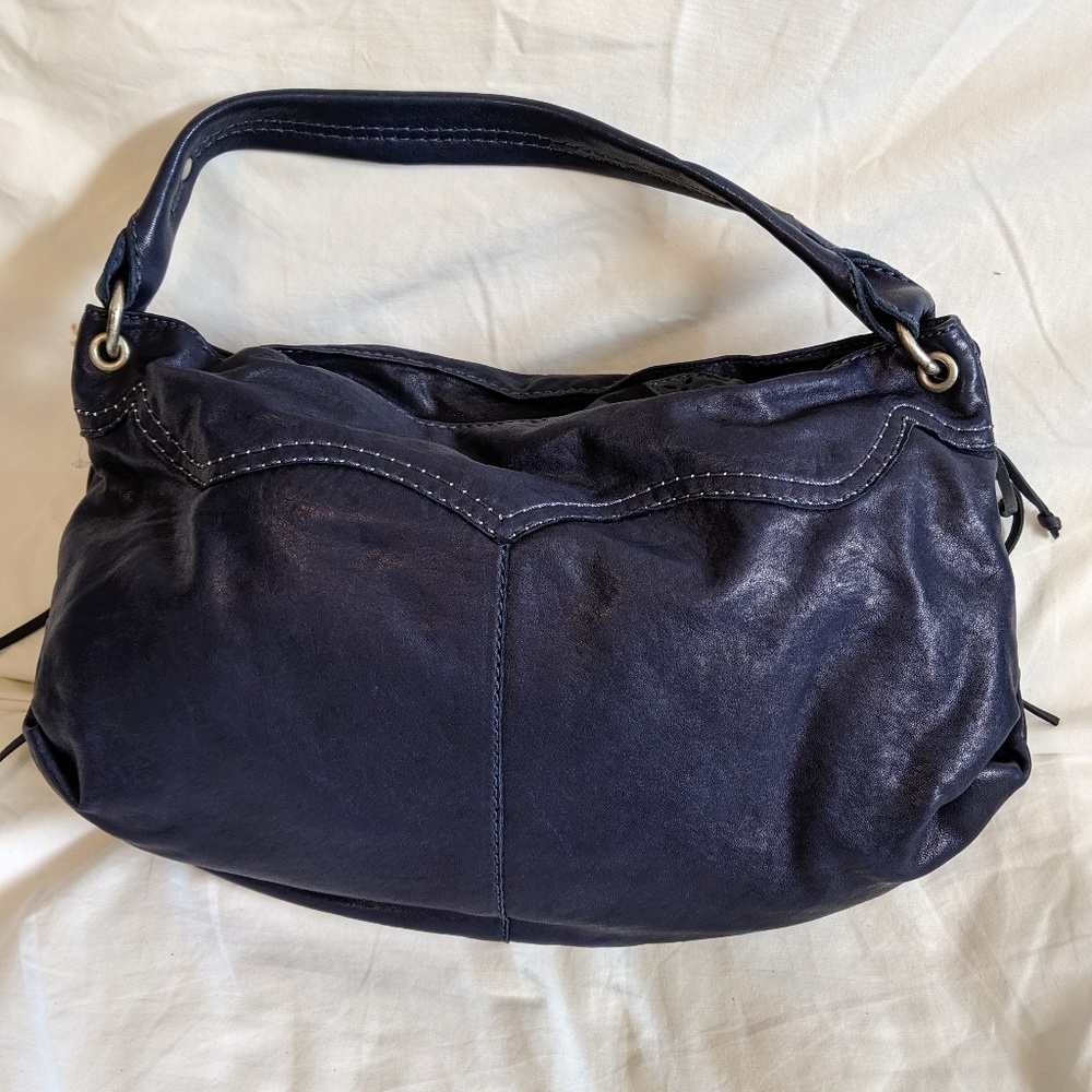 Lucky Brand navy leather purse